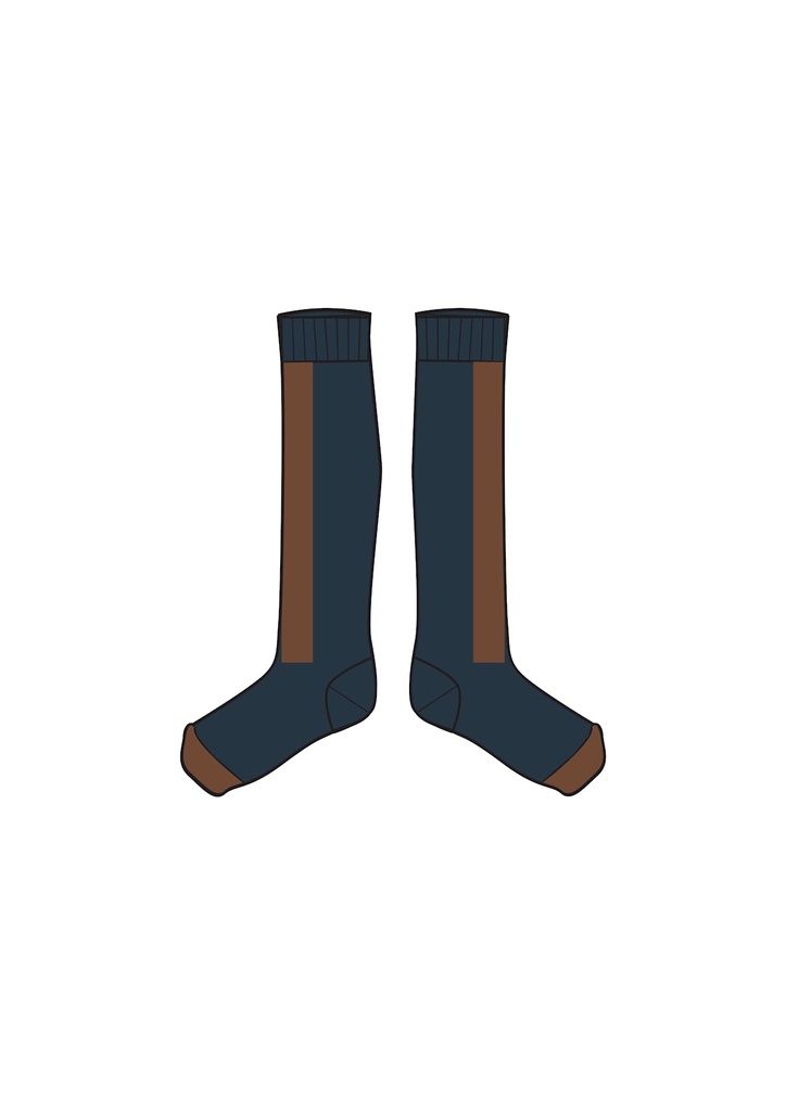 Lily-Balou - Jordan knee socks - Dark Petrol