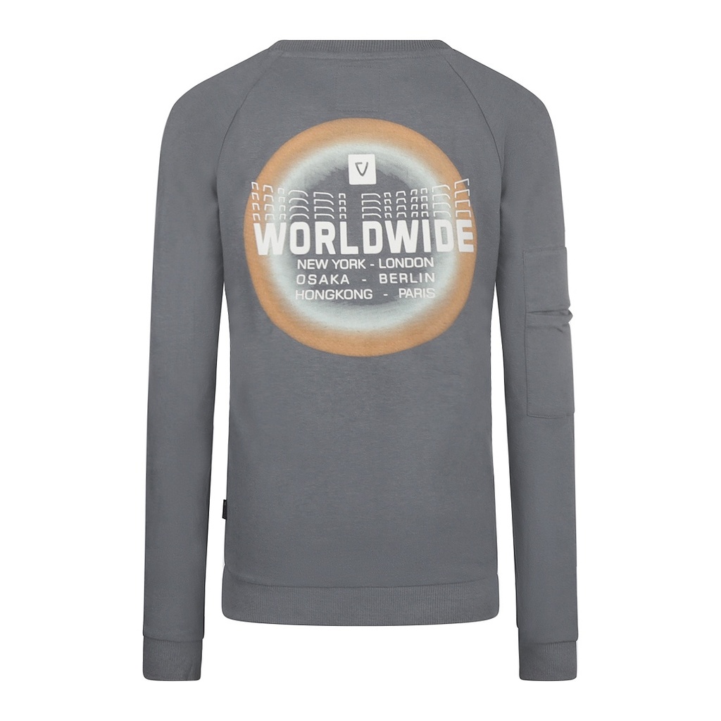 No Way Monday - Sweater ls - Dark grey - S48183-1