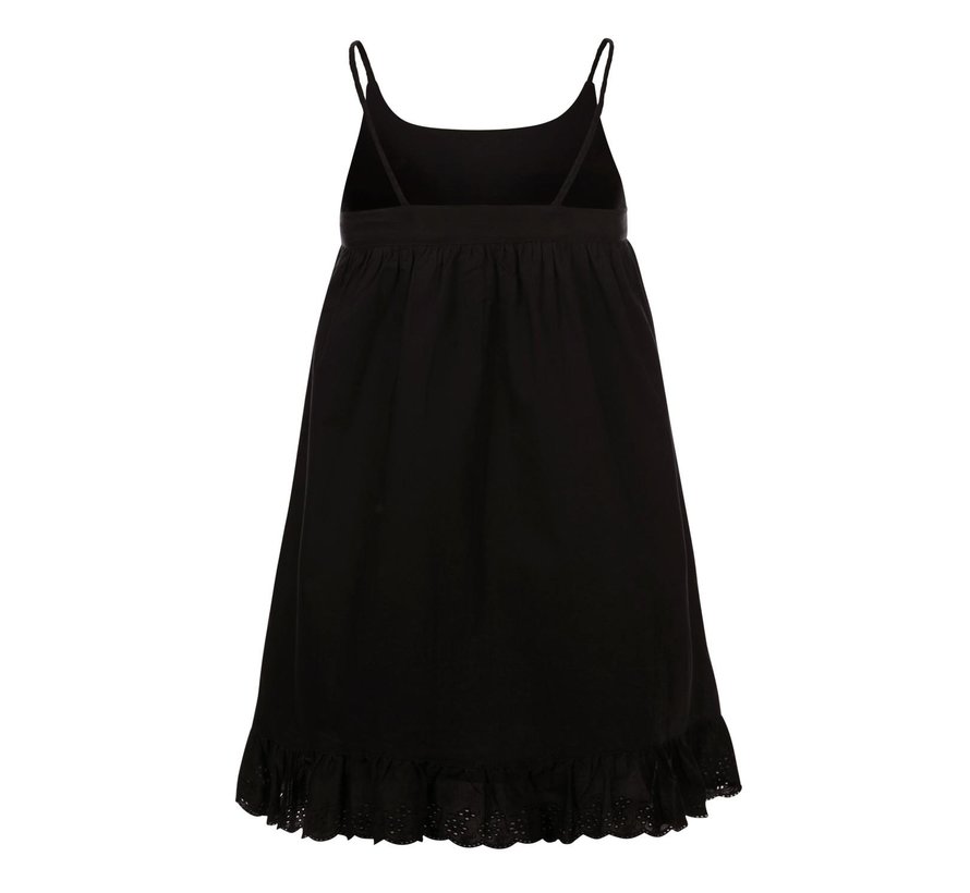 Looxs - Little woven dress spaghe - black