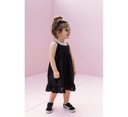 Looxs - Little woven dress spaghe - black