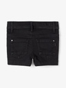 NAME IT MINI - NMFSALLI DNMCILLE 7159 SHORTS CAMP - Black Denim