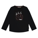 Stains & Stories - girls t-shirt long sleeve - Blackboard - SSA25608692-9002