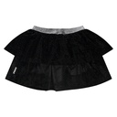 Stains & Stories - girls velvet skirt - Blackboard - SSA25608892-9002