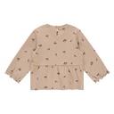 Babyface - baby girls t-shirt long sleeve - nude - BBE25528622-BBE-00280