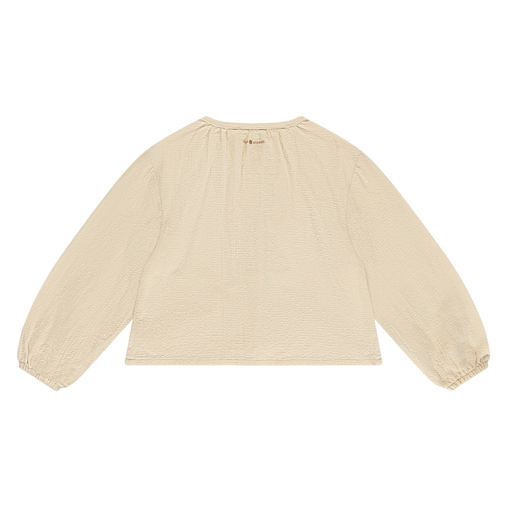 Stains & Stories - girls blouse long sleeve - cream - SSA25408550-SSA-00075