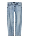 LMTD - NLN BEX DNM R BALLOON PANT - Medium Blue Denim Washed