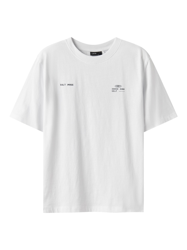 LMTD - NLN BATURE SS L TOP - Bright White W. Dark Sapphire