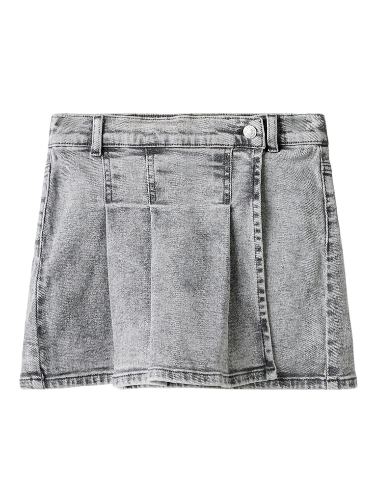 NAME IT KIDS - NKF MERI WRAP DNM SKIRT 3063-FR T - Light Grey Denim
