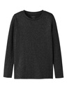 NAME IT KIDS - NKF RIBEA LS SLIM TOP - Black