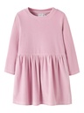 NAME IT MINI - NMF VELOA LS VELVET DRESS - Keepsake Lilac