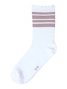 NAME IT KIDS - NKF SILLE STRIPE SOCK - Bright White Keepsake Lilac