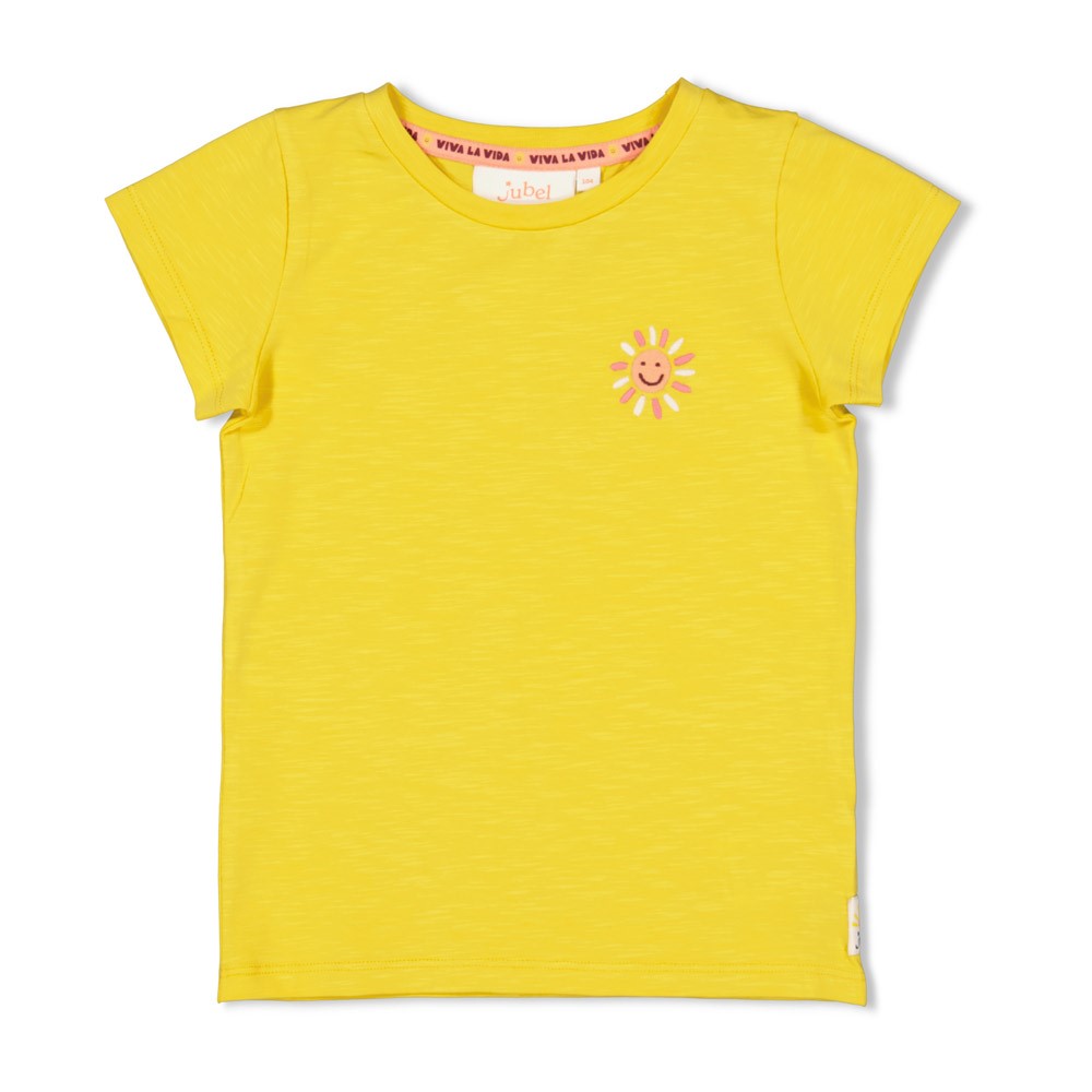 Feetje - T-shirt - Salsa Sunset - Geel - 91700443