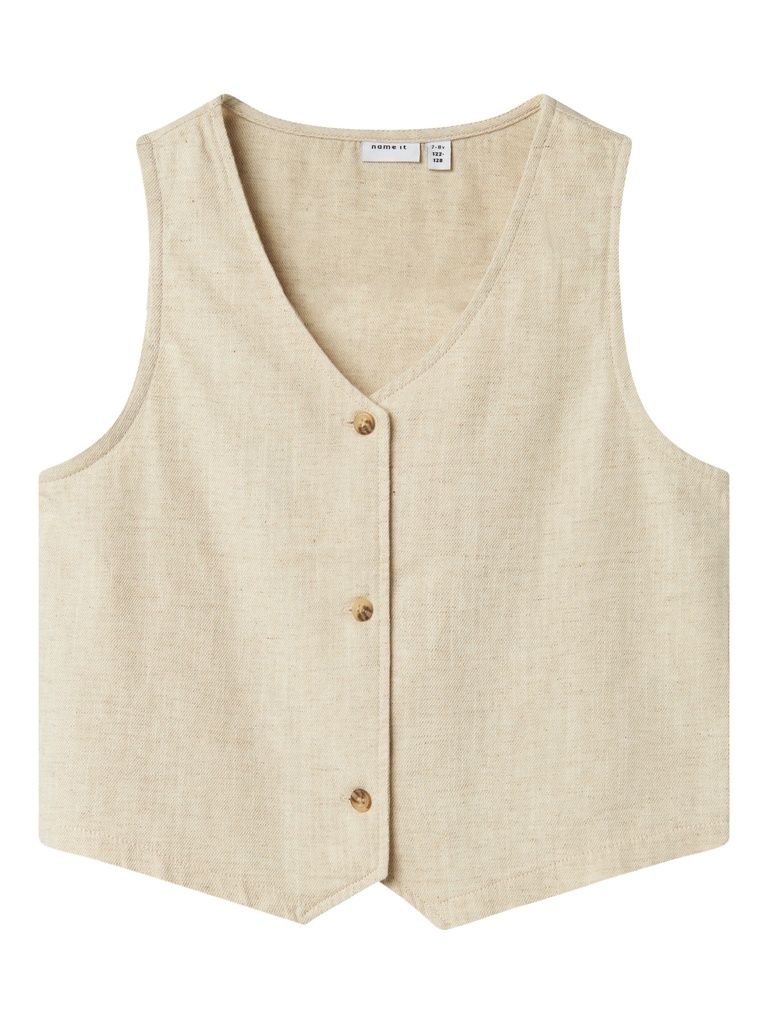 NAME IT KIDS - NKF DAIMI WAISTCOAT - Peyote Melange