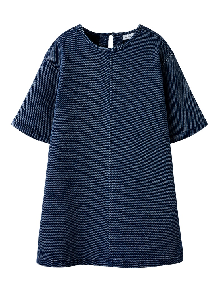 NAME IT KIDS - NKF SOF DNM DRESS 4041-VR L - Dark Blue Denim