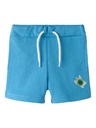 NAME IT MINI - NMM FRESNO NREG SWE SHORTS UNB BOX PB - Cyaneus