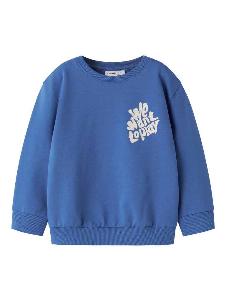 NAME IT MINI - NMM BENJA LS NREG SWEAT UNB - Delft