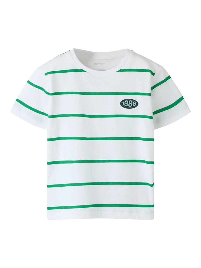 NAME IT MINI - NMM FRITZ SS NREG TOP PB - Bright White