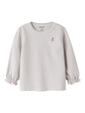 NAME IT BABY - NBF BRIPA LS O-NECK - Lavender Gray