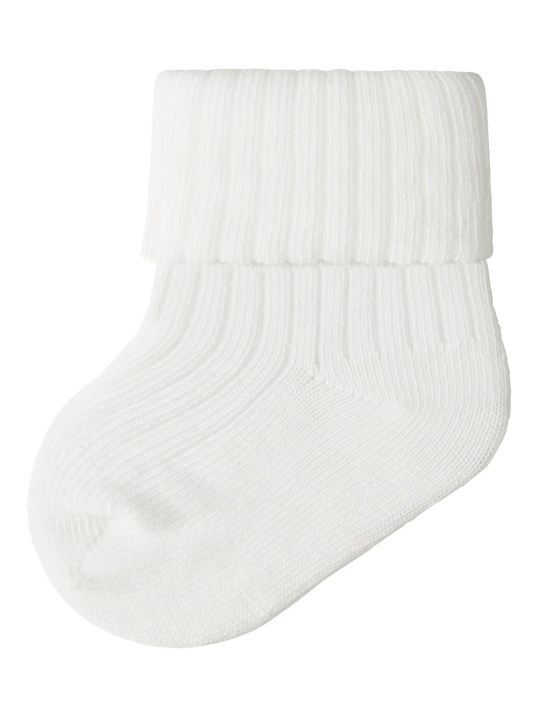 NAME IT BABY - NBF NOBBA SOCK - Cloud Dancer