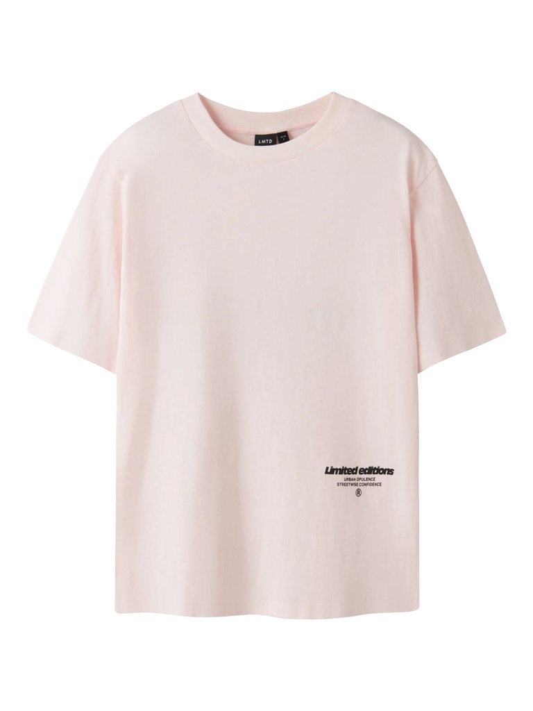 LMTD - NLN HEDITION SS L TOP - Pink Marshmallow W. PIRATE BLACK