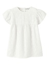 NAME IT MINI - NMF FREDERIKKE CAPSL DRESS - Cloud Dancer