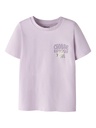 NAME IT MINI - NMF DARTIANA SS TOP - Lavender Fog