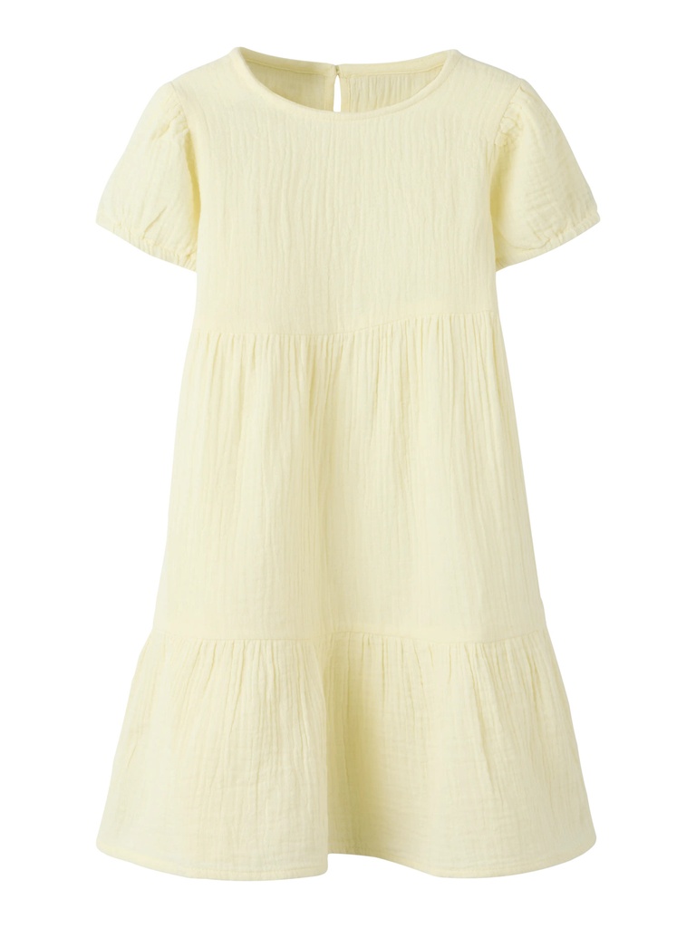 NAME IT MINI - NMF JASMIN SS DRESS NOOS - Pear Sorbet