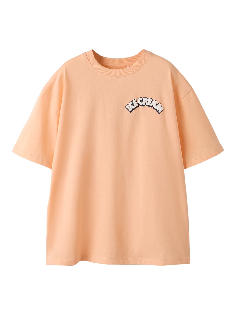 NAME IT KIDS - NKM FOXE SS RLX TOP PS - Peach Fuzz