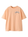 NAME IT KIDS - NKM FOXE SS RLX TOP PS - Peach Fuzz