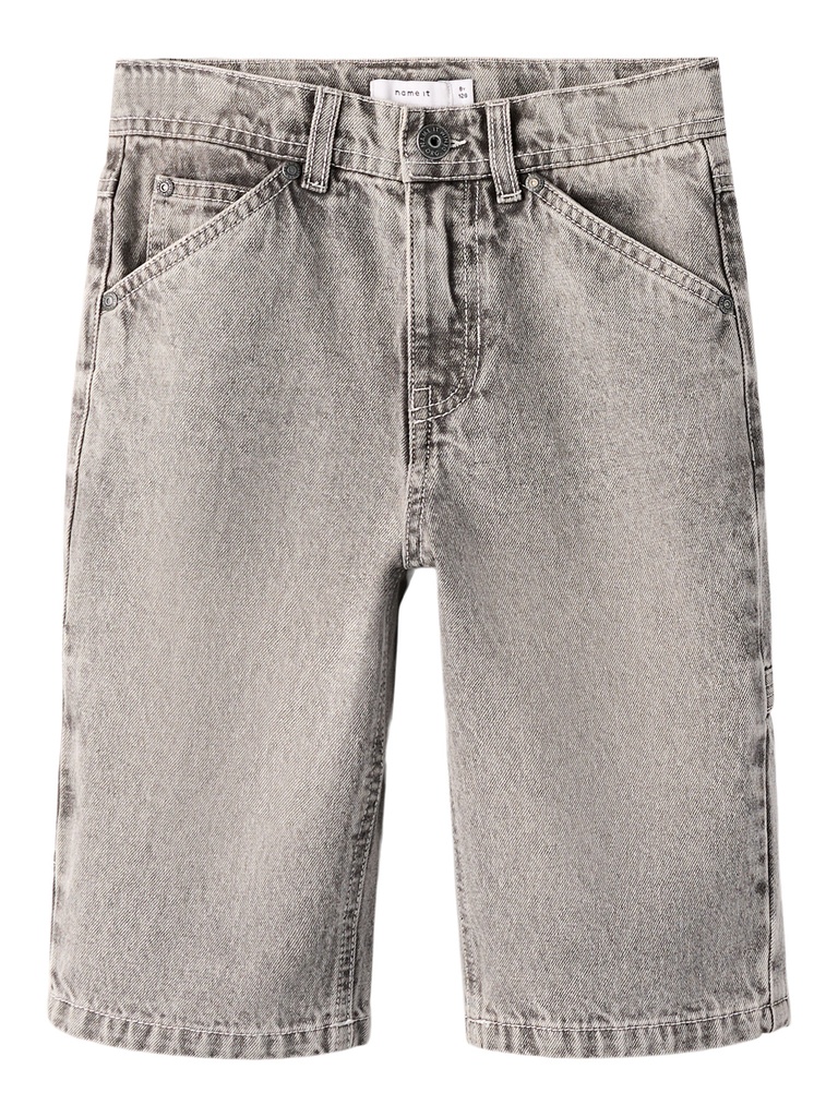NAME IT KIDS - NKM RYAN DNM BERMUDA 3800-IM NOOS - Grey Denim