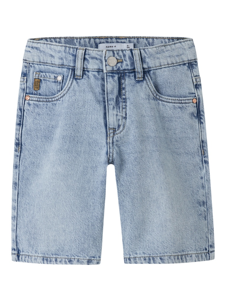 NAME IT KIDS - NKM RYAN REG L DNM SHORTS 6750-DM NOOS - Light Blue Bleached Denim