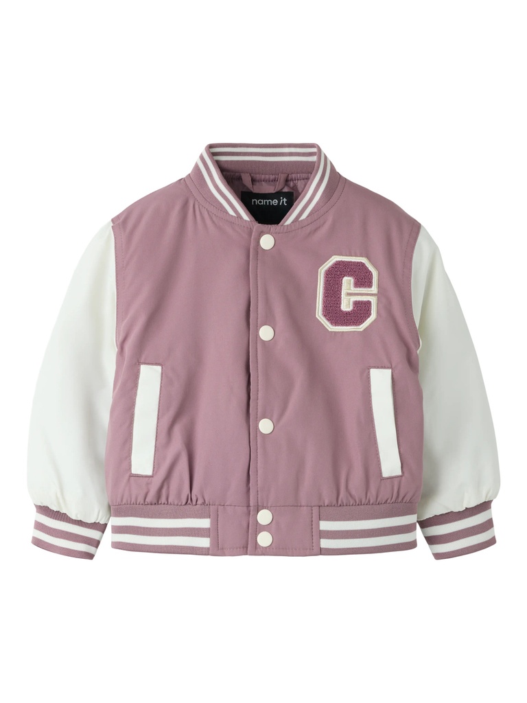 NAME IT MINI - NMF MAINS BOMBER JACKET - Grape Shake