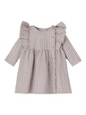 NAME IT BABY - NBF BETRINE LS DRESS - Violet Ice