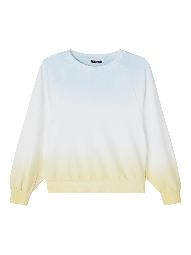 LMTD - NLF FEMIA LS SHORT SWEAT - Mellow Yellow