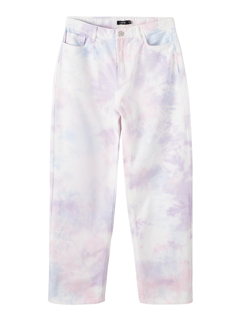 LMTD - NLF TIEIZZA HW STRAIGHT PANT - White Alyssum