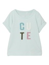 NAME IT BABY - NBF HAZE SS TOP - Glacier