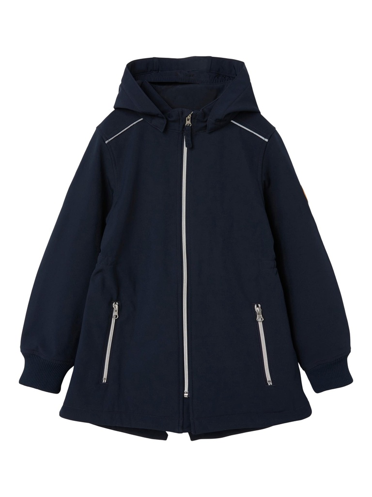 NAME IT KIDS - NKF ALFA SOFTSHELL JACKET LONG NOOS FO - Dark Sapphire