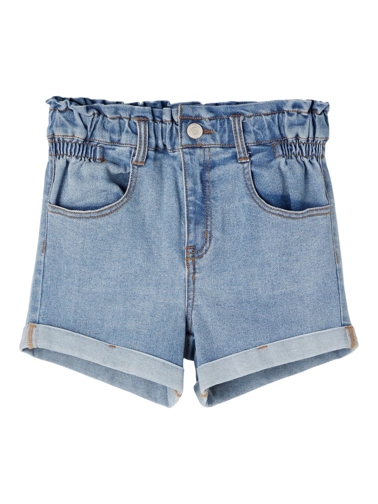 NAME IT KIDS - NKF BELLA DNMTAZZA HW SHORTS NOOS - Light Blue Denim