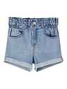 NAME IT KIDS - NKF BELLA DNMTAZZA HW SHORTS NOOS - Light Blue Denim