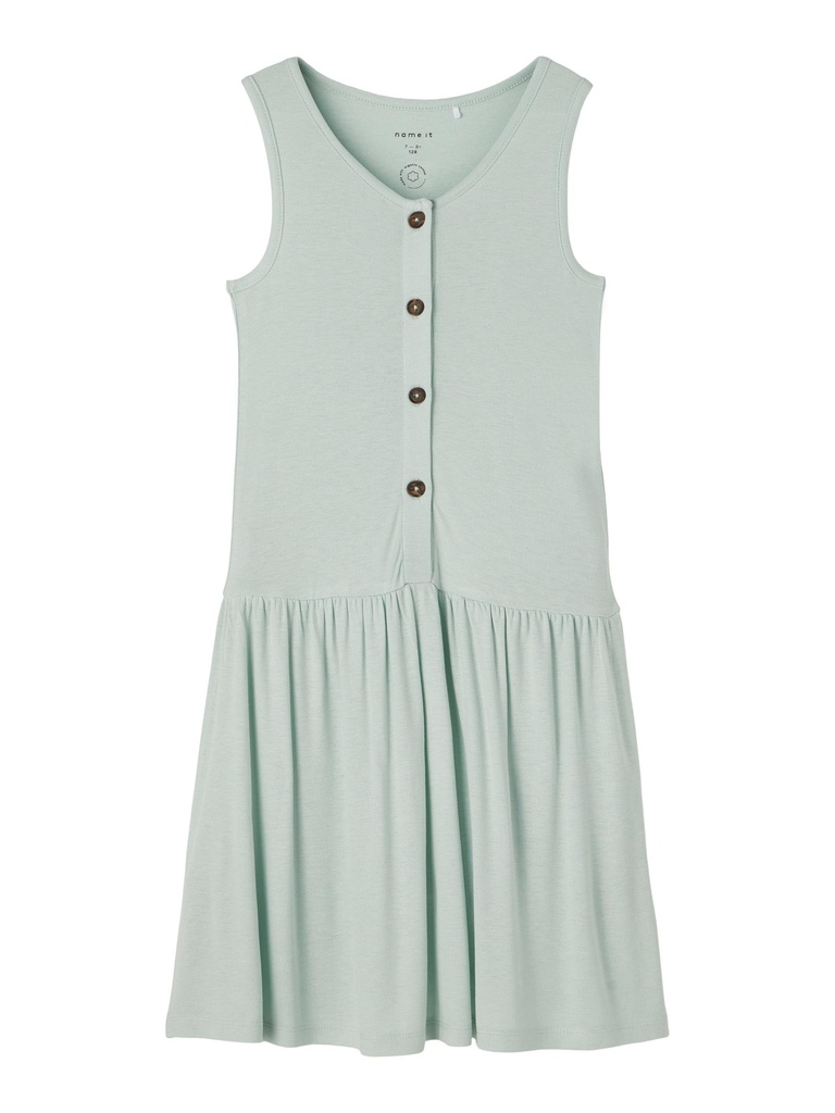 NAME IT KIDS - NKF JALIA SL DRESS CAMP - Subtle Green