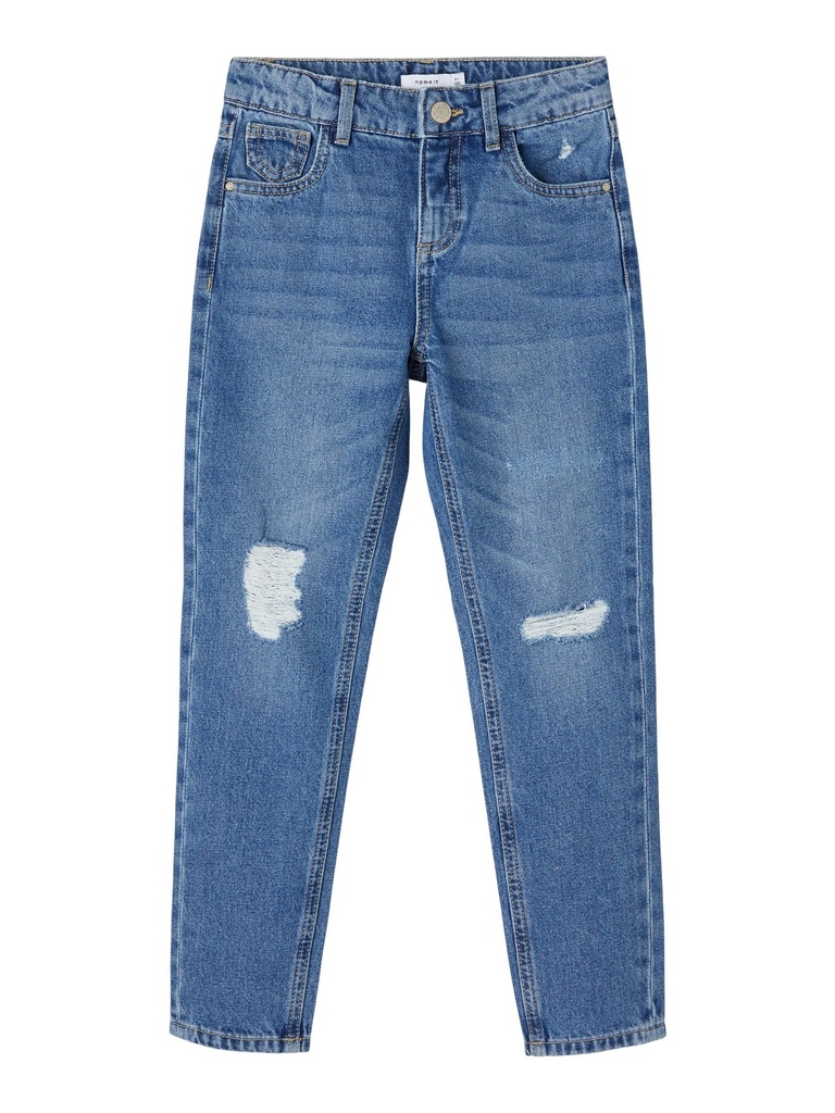 NAME IT KIDS - NKF ROSE DNMATANDO HW MOM PANT NOOS - Medium Blue Denim
