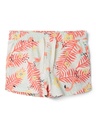 NAME IT MINI - NMF VIGGA SHORTS FFFF - White Alyssum TROPICAL