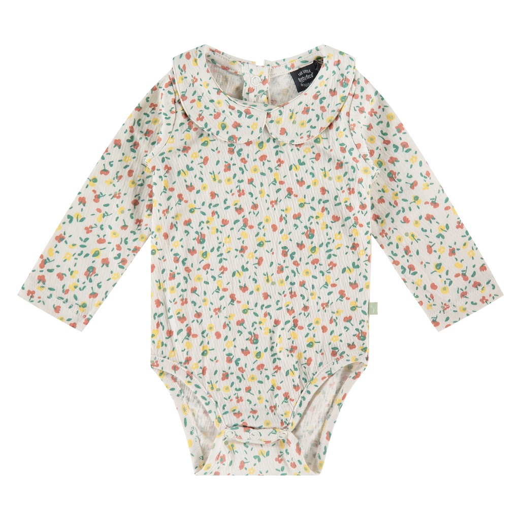 Babyface - baby girls romper long sleeve - ivory - NWB22328649