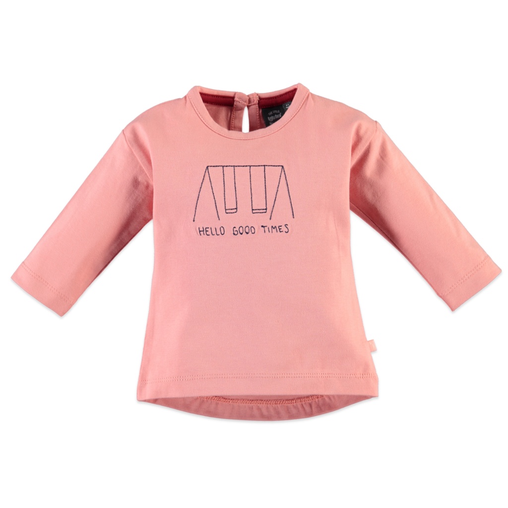 Baby Face - baby girls t-shirt l.sl. - PEACH