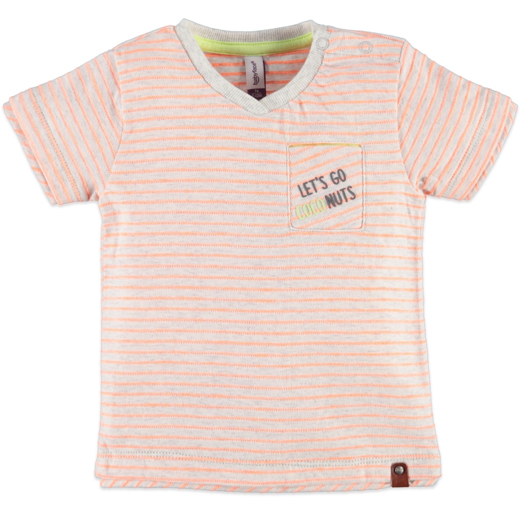 Babyface - boys t-shirt sh.sl. - NEON ORANGE