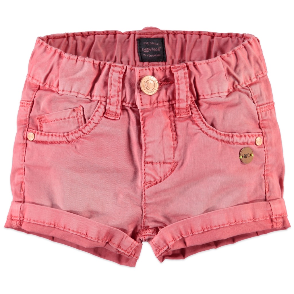 Baby Face - girls short - CORAL PINK