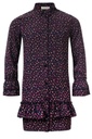 LR - Girls layered printed blo - plum - 600