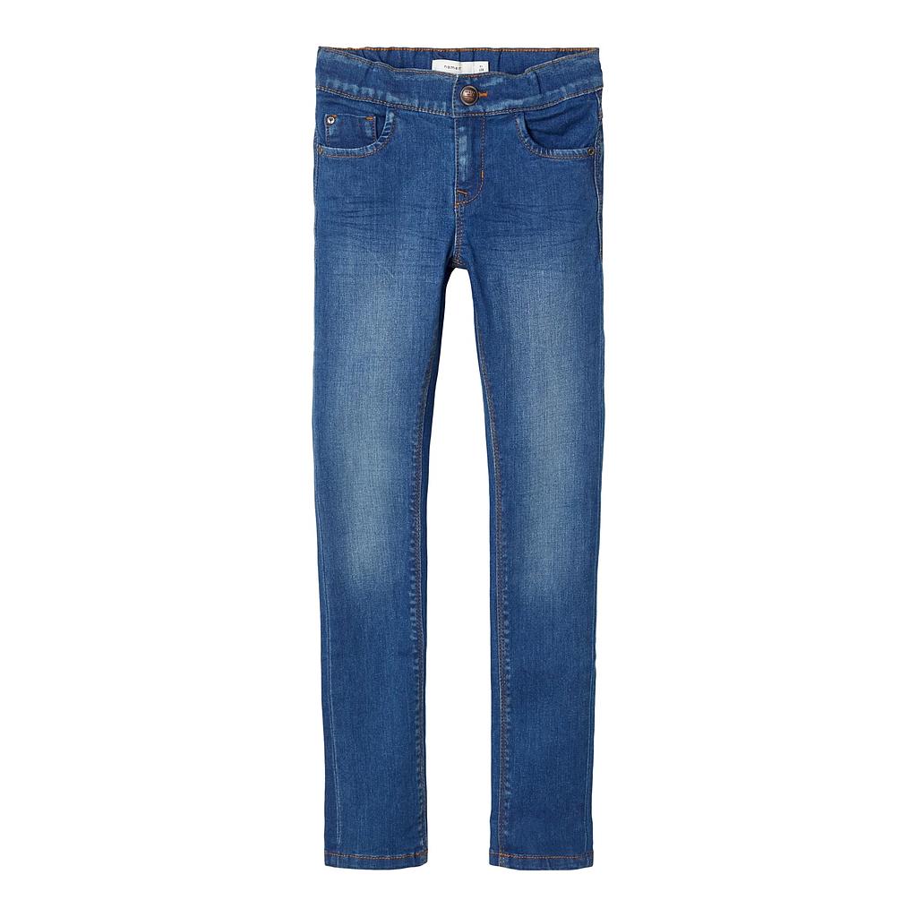NAME IT KIDS - NKF POLLY DNMTASIS 2399 PANT NOOS - Medium Blue Denim