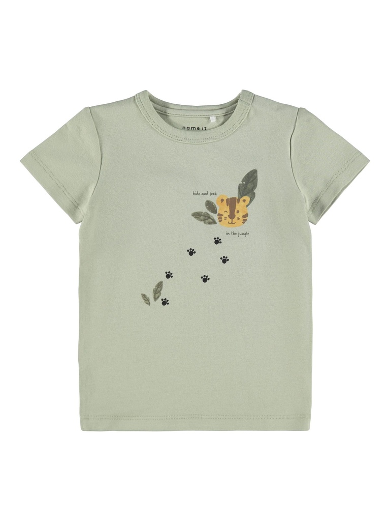 NAME IT BABY - NBM JACOB SS TOP BOX - Desert Sage