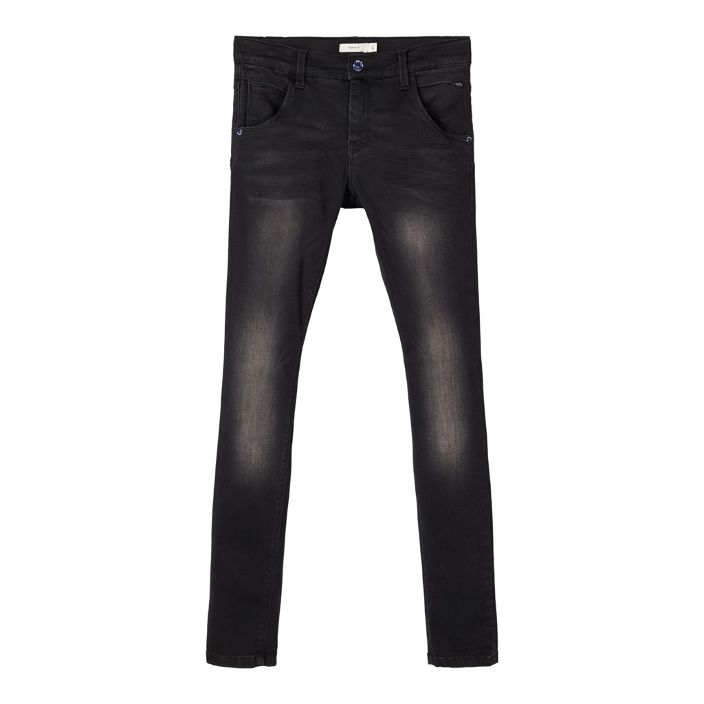 NAME IT KIDS - NIT CLAS XSL/XSL DNM PANT NMT NOOS - Black Denim